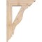 Ekena Millwork Funston Traditional Smooth Bracket w/ Offset Brace, Douglas Fir, 5 1/2"W x 18"D x 26"H BKT0604X18X26FST01SDF - alternate 3